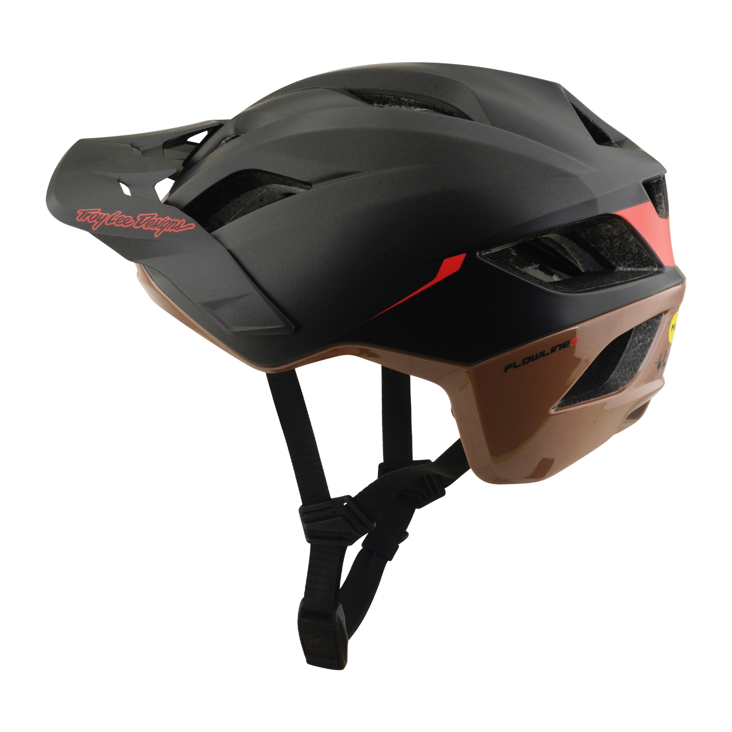 MTB helmet TROY LEE DESIGNS FLOWLINE SE MIPS STACKS Black/Brown