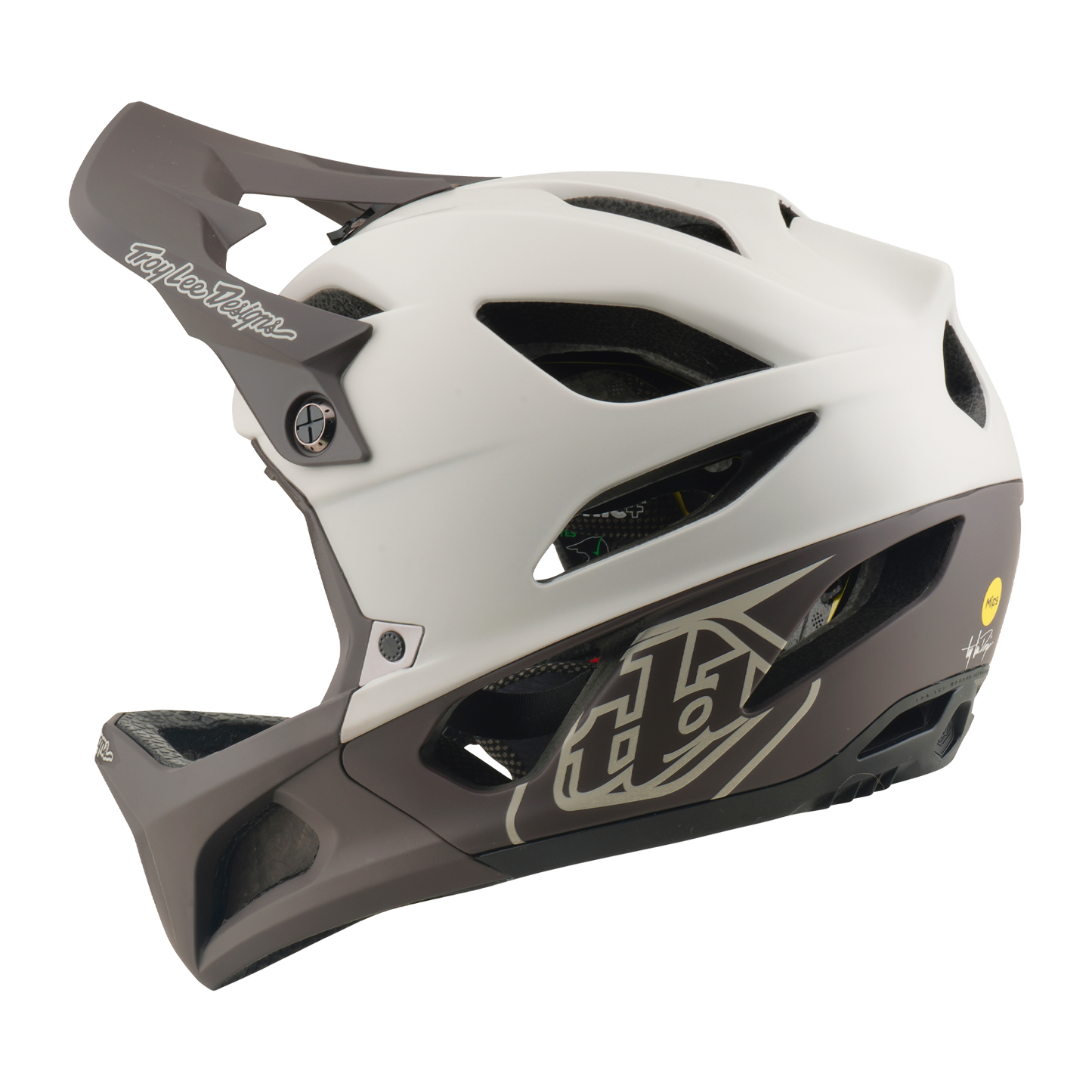 TROY LEE DESIGNS STAGE MIPS DRONE PUMICE MTB-hjälm Vit