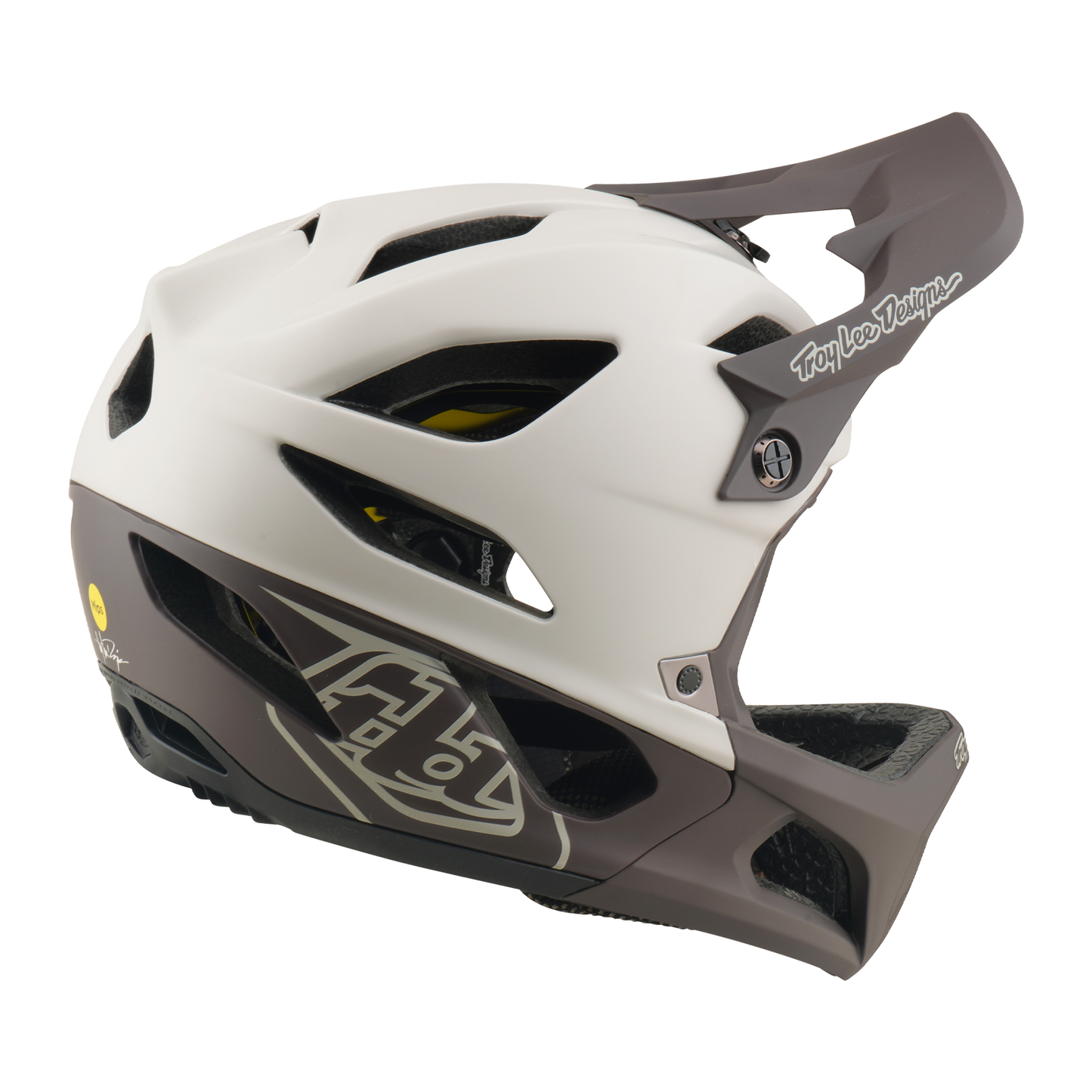TROY LEE DESIGNS STAGE MIPS DRONE PUMICE MTB-hjälm Vit
