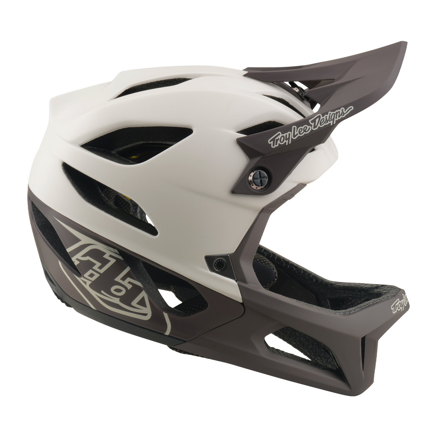 TROY LEE DESIGNS STAGE MIPS DRONE PUMICE MTB-hjälm Vit