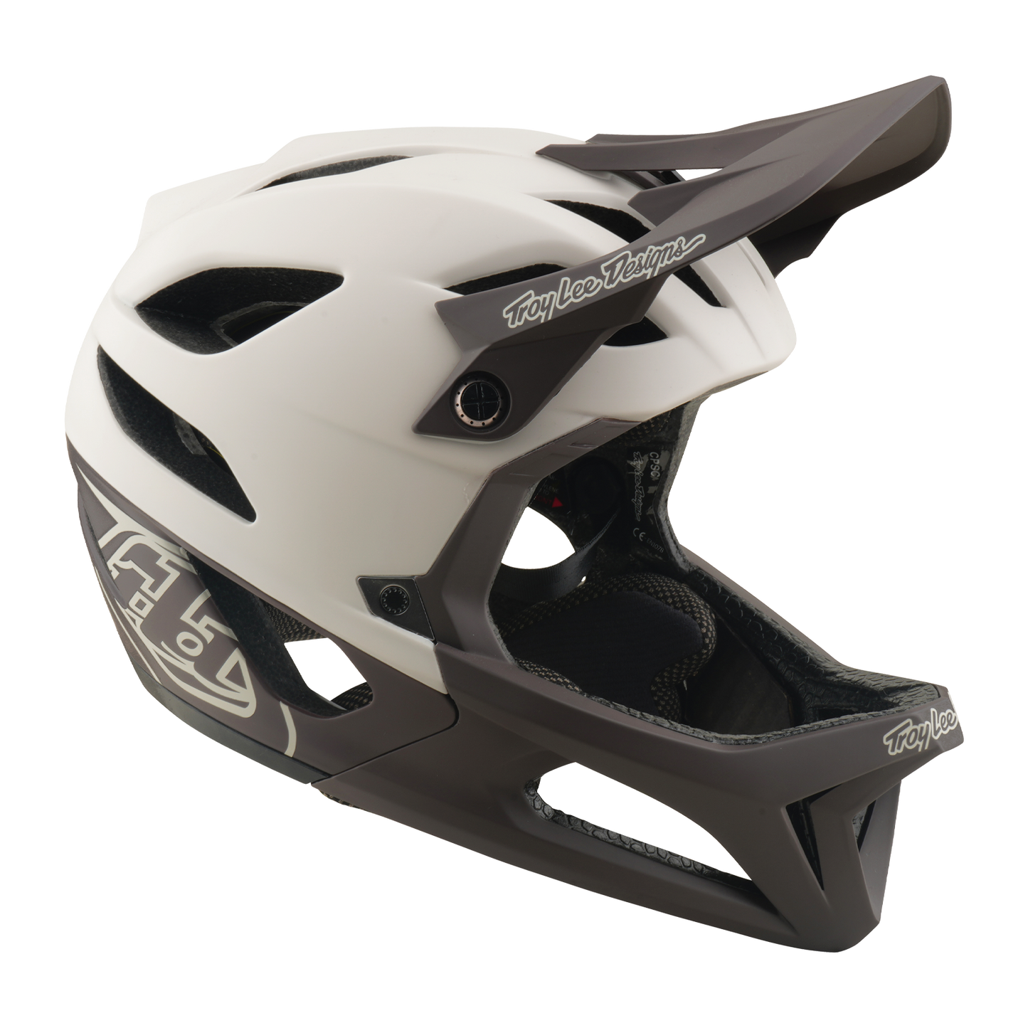 TROY LEE DESIGNS STAGE MIPS DRONE PUMICE MTB-hjälm Vit