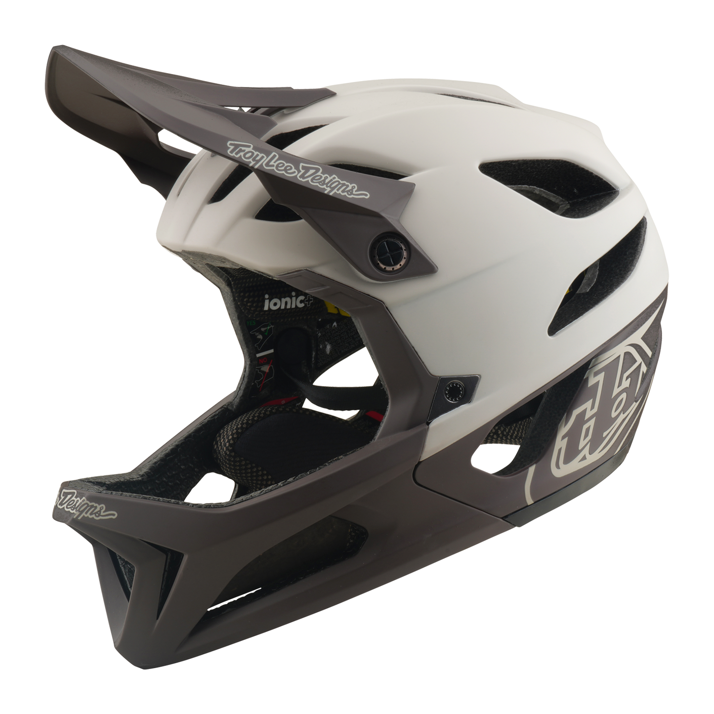 TROY LEE DESIGNS STAGE MIPS DRONE PUMICE MTB-hjälm Vit