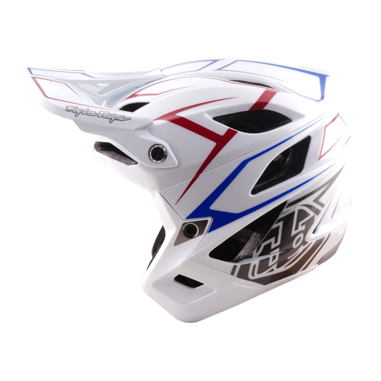 MTB-hjälm TROY LEE DESIGNS STAGE STUNT PINSTRIPE Vit
