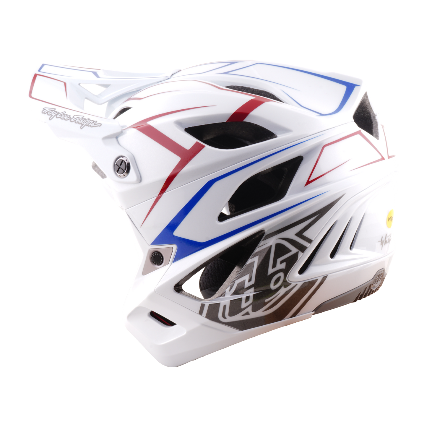 MTB-hjälm TROY LEE DESIGNS STAGE STUNT PINSTRIPE Vit