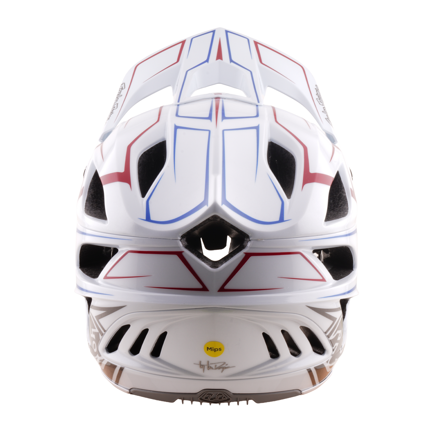MTB-hjälm TROY LEE DESIGNS STAGE STUNT PINSTRIPE Vit