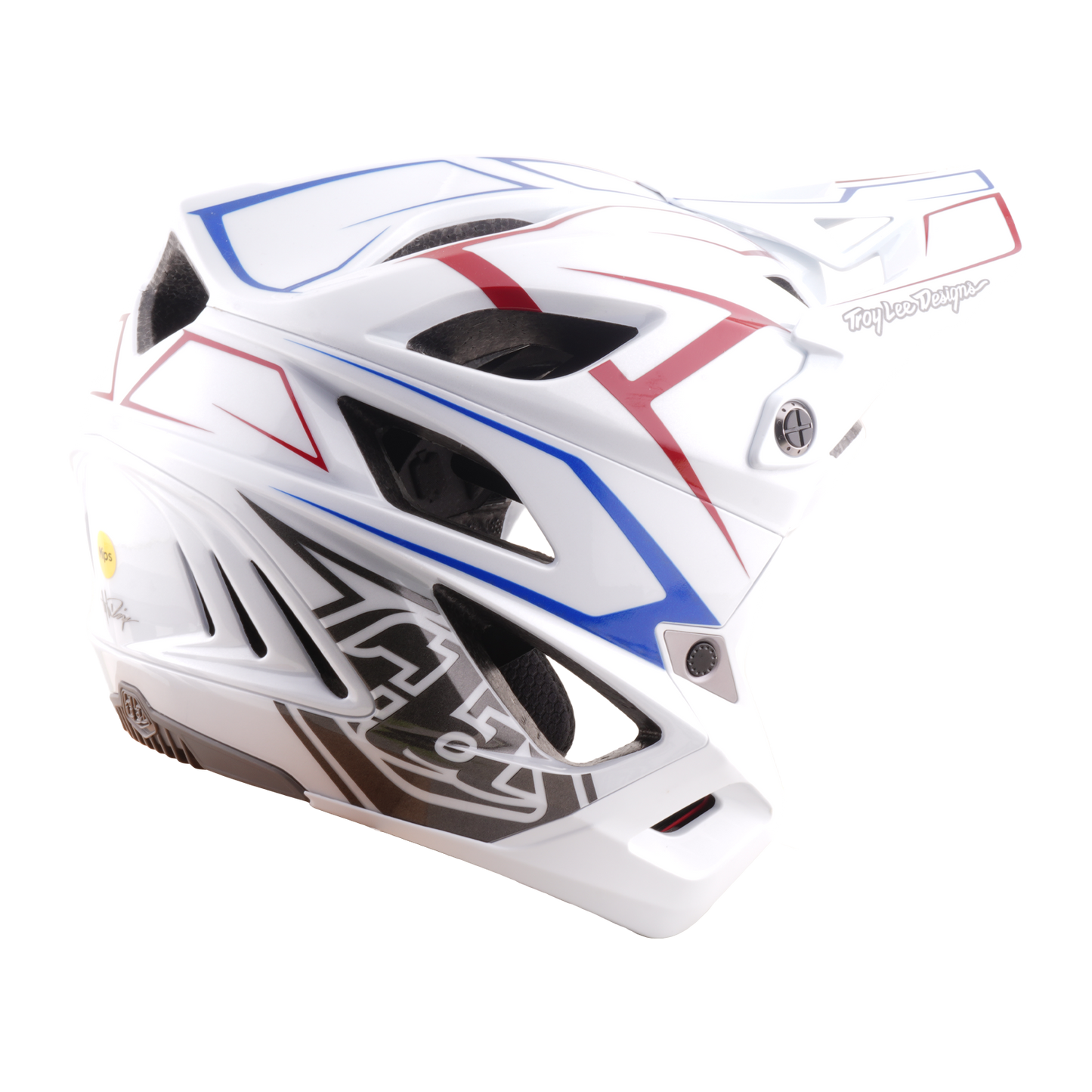 MTB-hjälm TROY LEE DESIGNS STAGE STUNT PINSTRIPE Vit