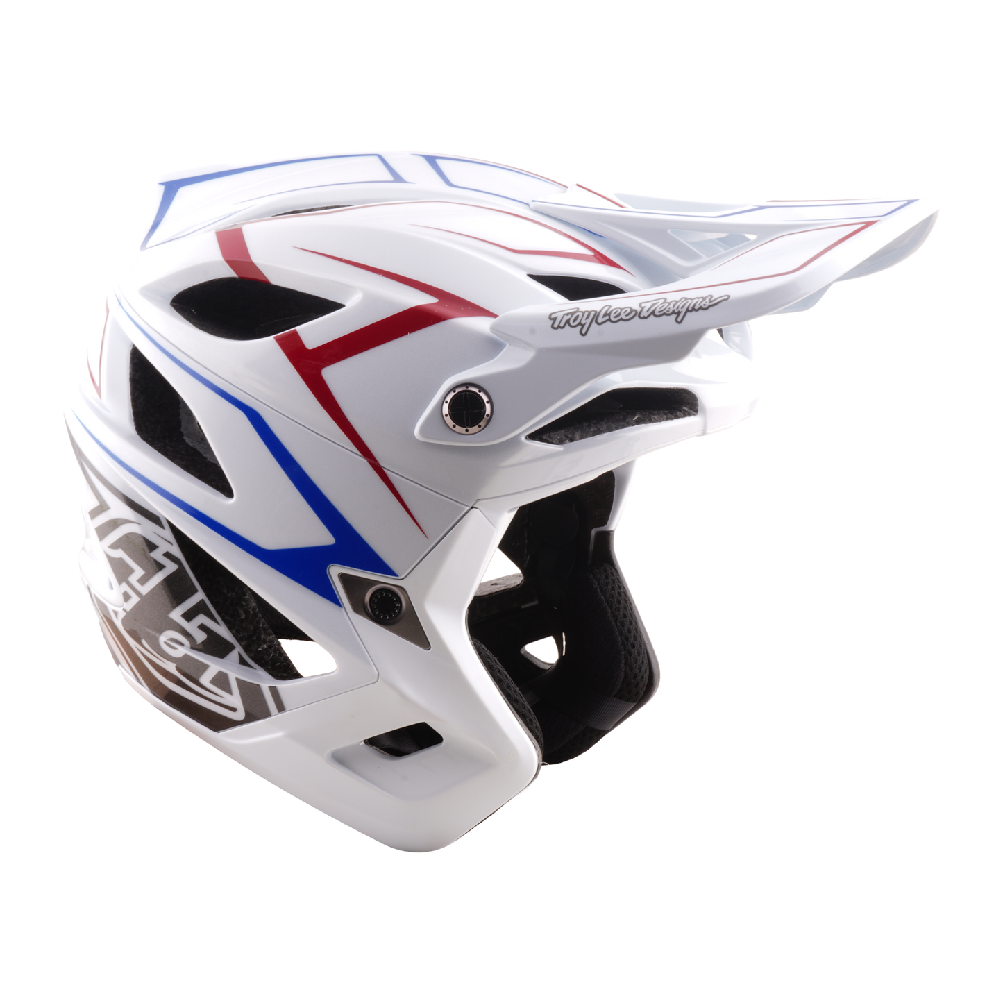 MTB-hjälm TROY LEE DESIGNS STAGE STUNT PINSTRIPE Vit