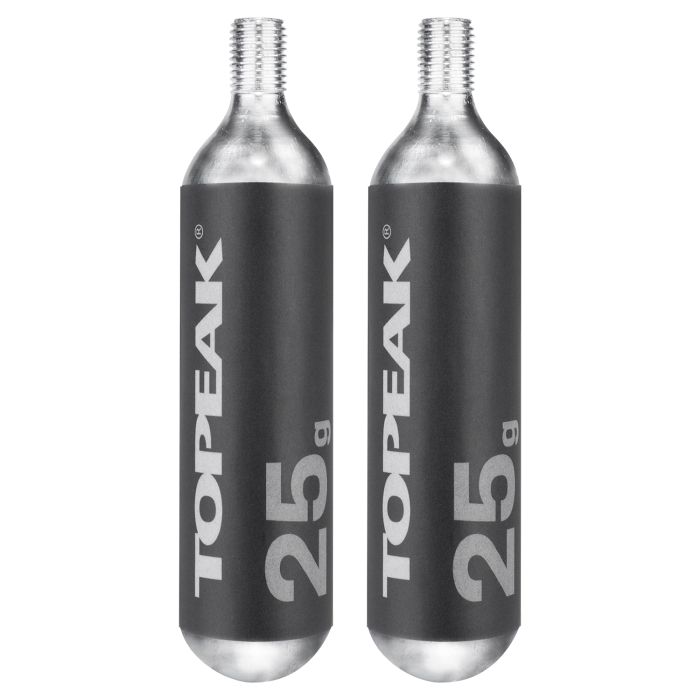 CO2-patroner TOPEAK Gängad 25 g (2 stycken)