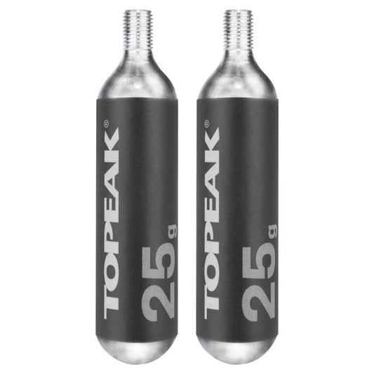 CO2-patroner TOPEAK Gängad 25 g (2 stycken)