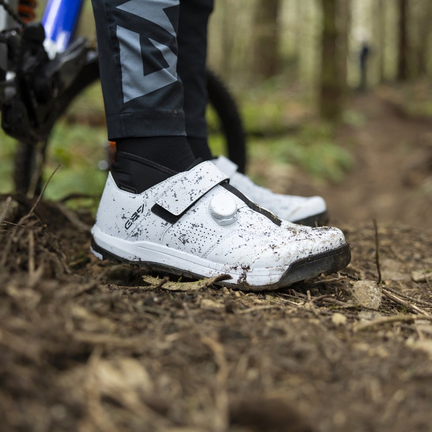 SHIMANO GE900 HS MTB-skor Vit
