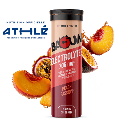 BAOUW Energy Drink (Tube med 10 tabletter) Persika/Passion