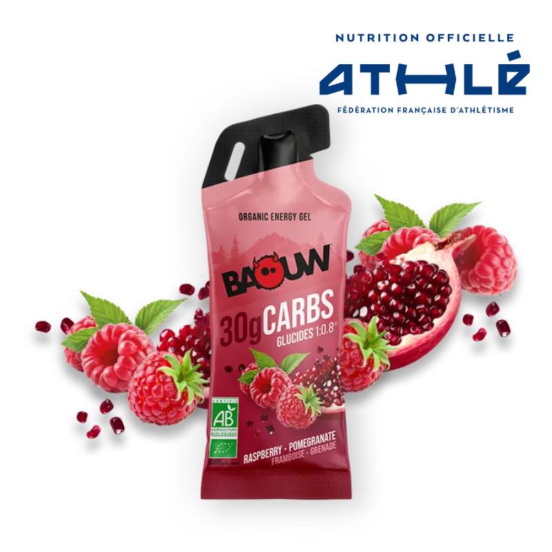 Energigel BAOW (44g) Citron/Hallon/Granatäpple