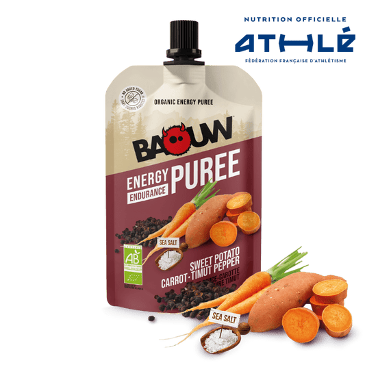 BAOUW Organic Energy Puree Savory Recipe Sweet Potato/Carrot/Pepper (90g)