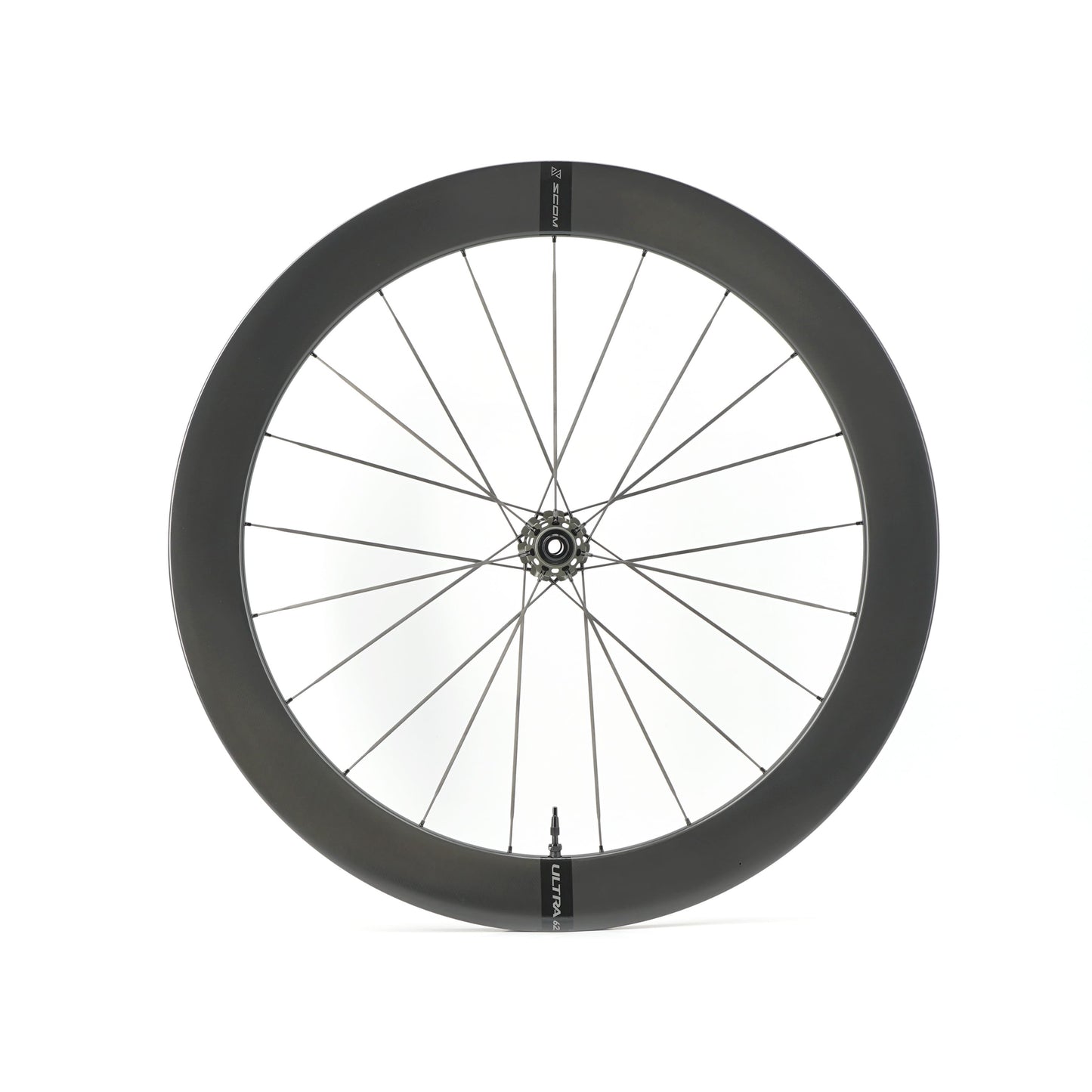 Pair of SCOM ULTRA 62 Tubeless Ready Wheels (Center Lock)