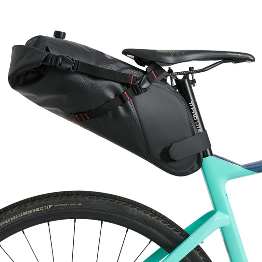 USWE ROLLTOP SADDLE BAG 9 L Black