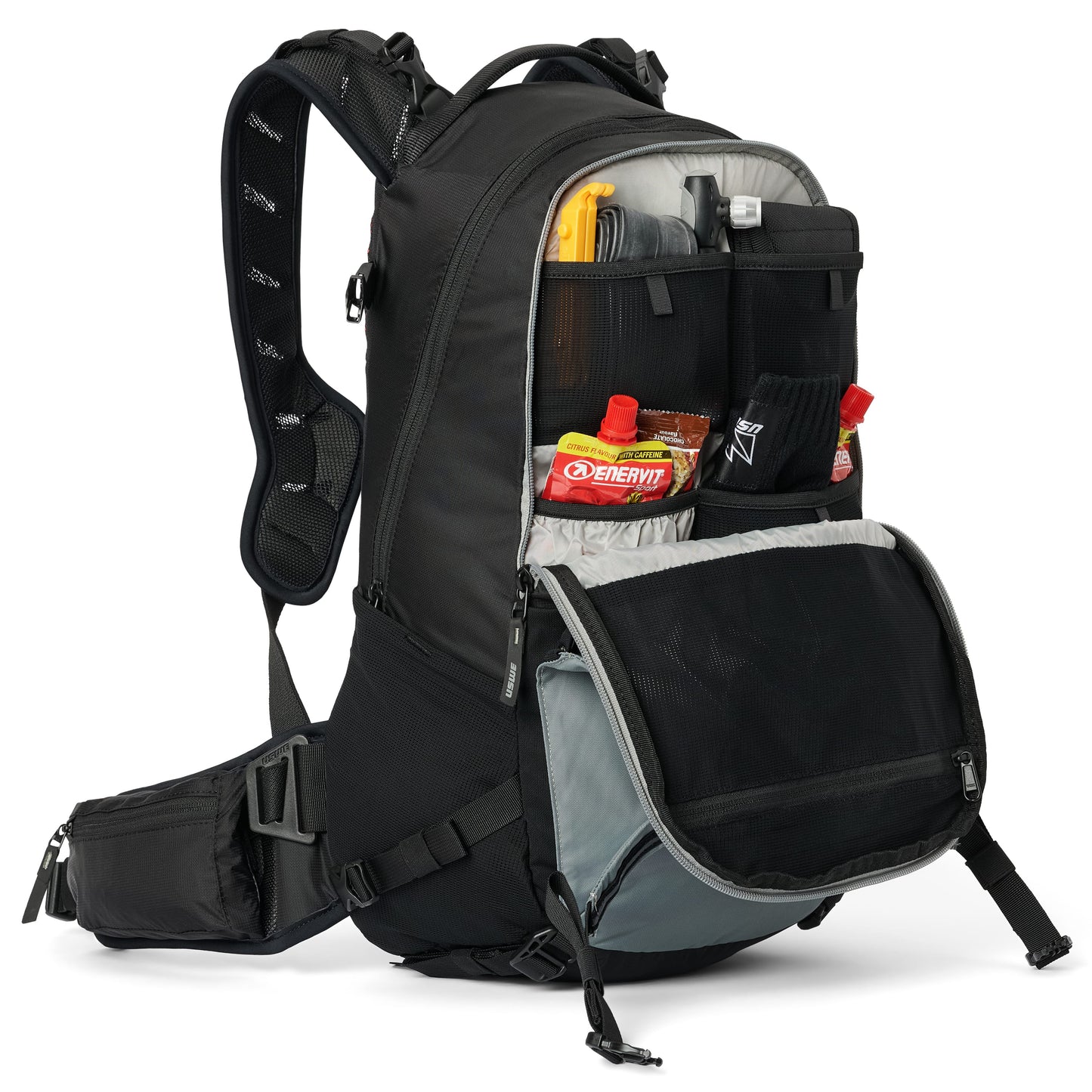 Ryggsäck USWE WATT E-BIKE 25 L Svart