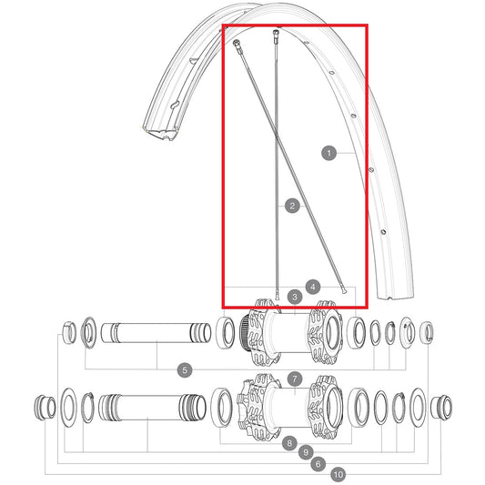 SATS 14 BAKRE DRIVSIDA EDEEMAX 29'' PLATT EKER 303 + NIPPEL
