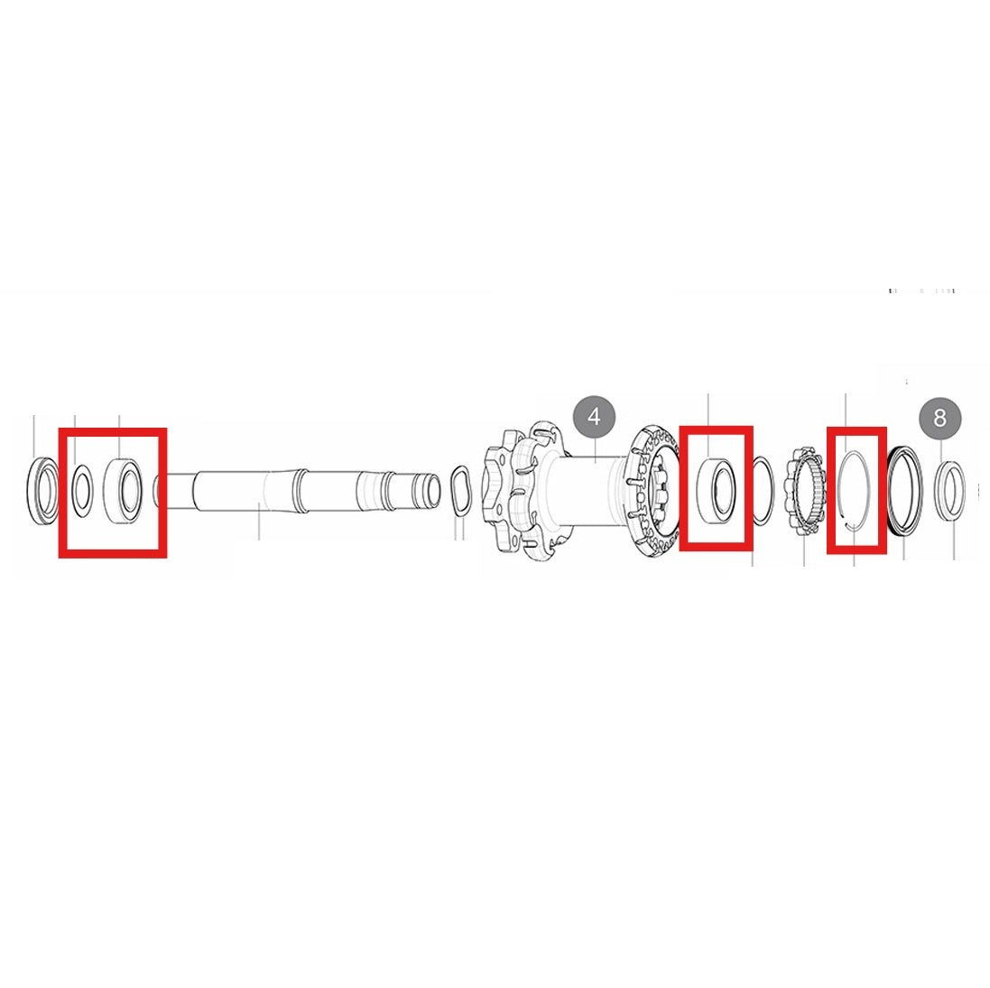 SATS KULLAGER MAVIC ID360 15X28X7 (61902) + 17X28X7