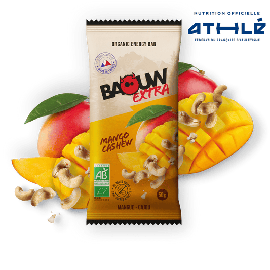 BAOUW ORGANIC EXTRA Mango Cashew Energy Bar (50 g)