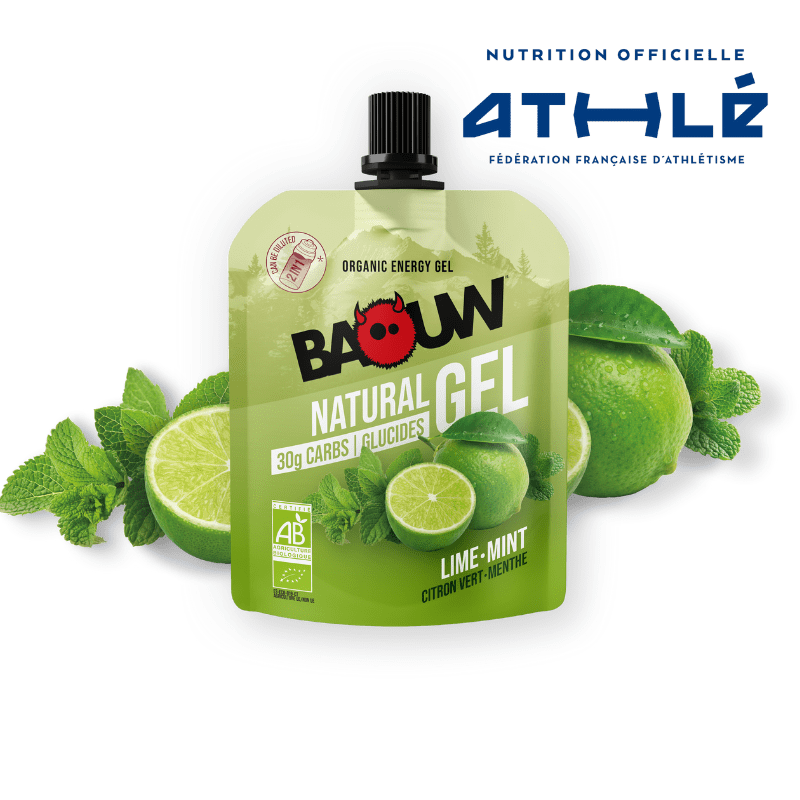 BAOUW Ekologisk energigel med lime och mynta (85 g)