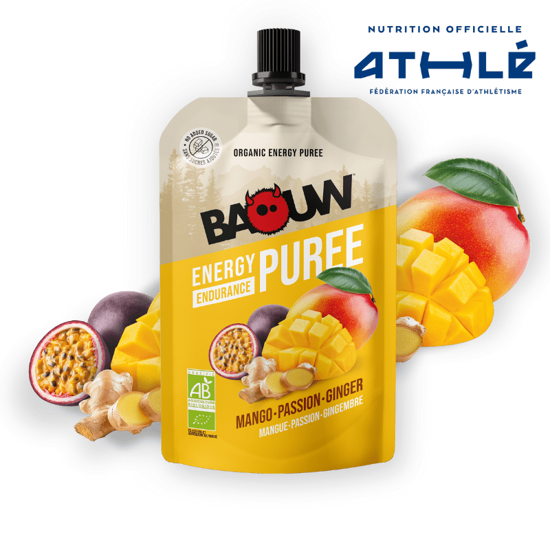 BAOUW Organic Energy Puree Recipe Mango/Passion/Ginger (90g)