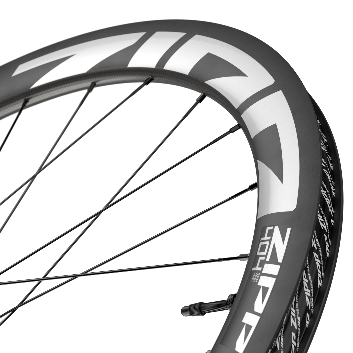 Par ZIPP 404 S A1 vita fälgar