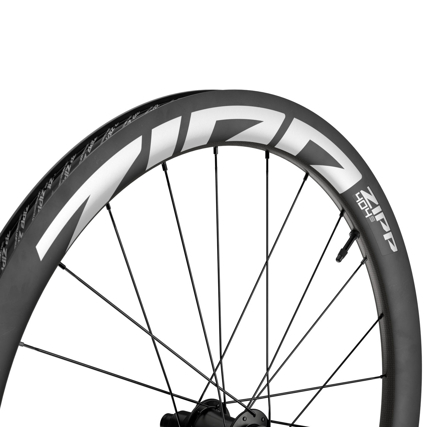 Par ZIPP 404 S A1 vita fälgar