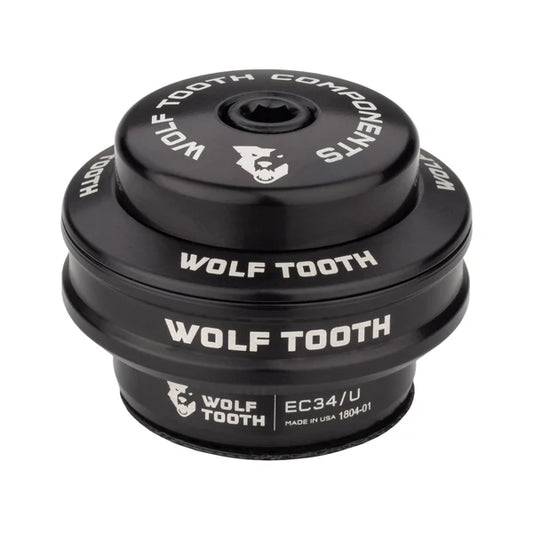 Hög kåpa för WOLF TOOTH externt headset 1"1/8 EC34 Stack 16 mm Svart