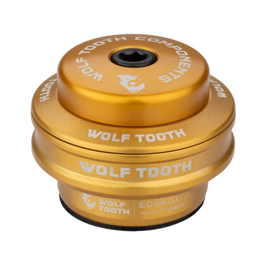 Hög kåpa för WOLF TOOTH PERFORMANCE 1"1/8 EC34 Stack 16 mm gul gaffelstam