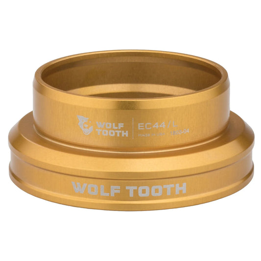 Nedre lagerkopp för externt styrlager WOLF TOOTH PERFORMANCE 1.5" EC44 guld