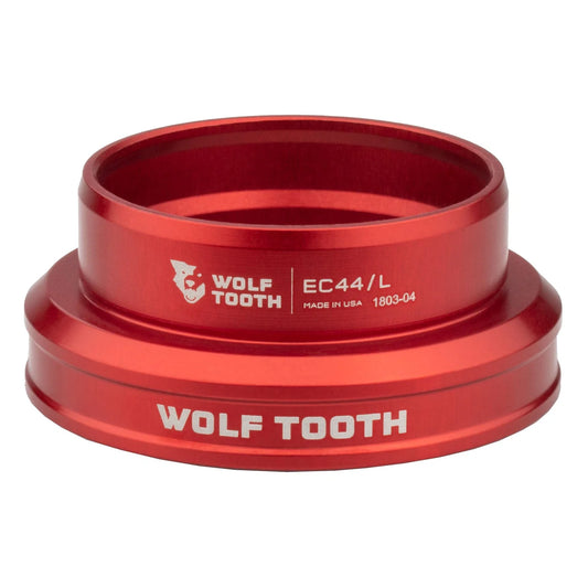 Nedre styrlagerkopp för externt styrlager WOLF TOOTH PERFORMANCE 1.5" EC44 Röd
