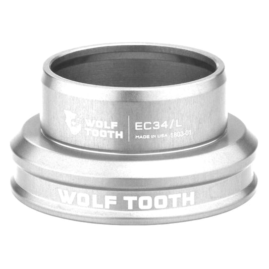 Låg kåpa för WOLF TOOTH PERFORMANCE 1"1/8 EC34 extern styrsats, silver