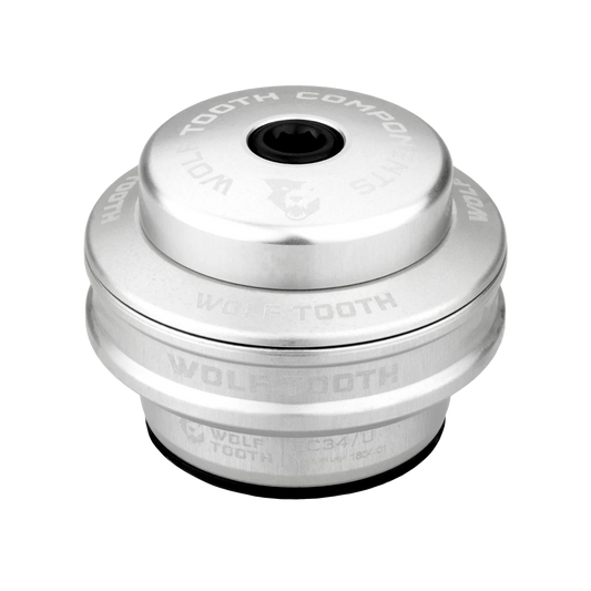 Hög styrkopp för WOLF TOOTH PERFORMANCE extern styrsats 1"1/8 EC34 Stack 16 mm silver