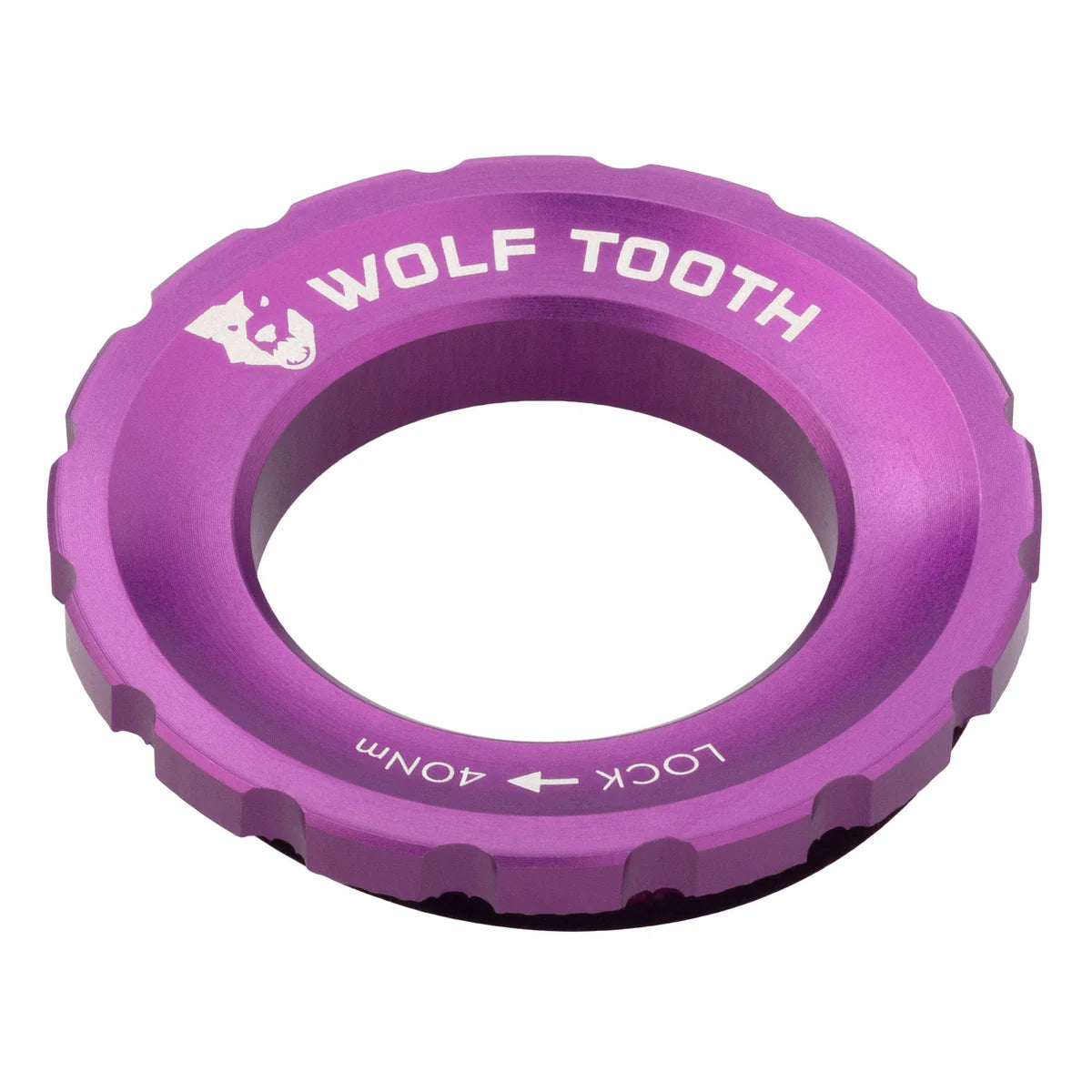 WOLF TOOTH Centerlock-mutter (utvändig), lila