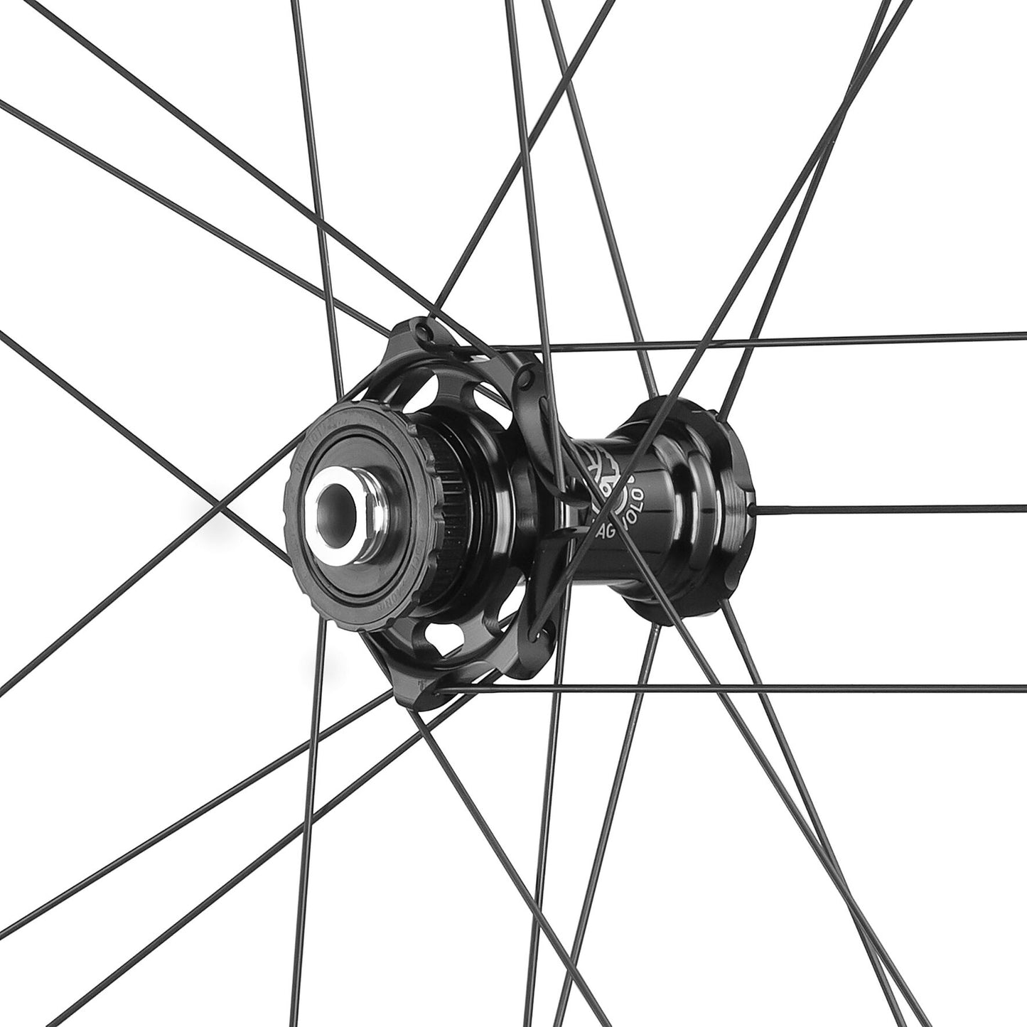 Ett par CAMPAGNOLO SHAMAL DUAL PROFILE CARBON C23-hjul, Tubeless Ready (Center Lock)