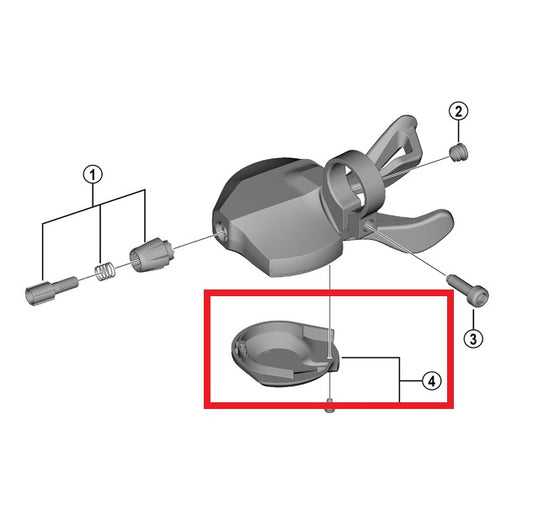 SHIMANO U4000 Right Lever Cover