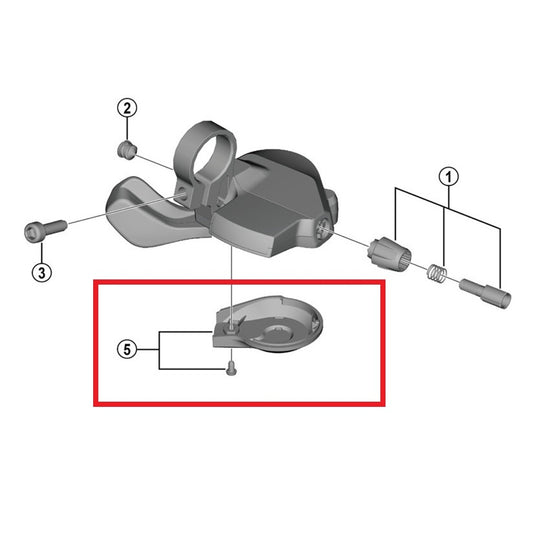 SHIMANO U4000 vänster spakskydd