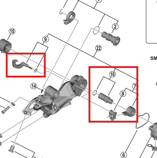 SHIMANO RD-M9120-SGS Stabiliseringssats för bur