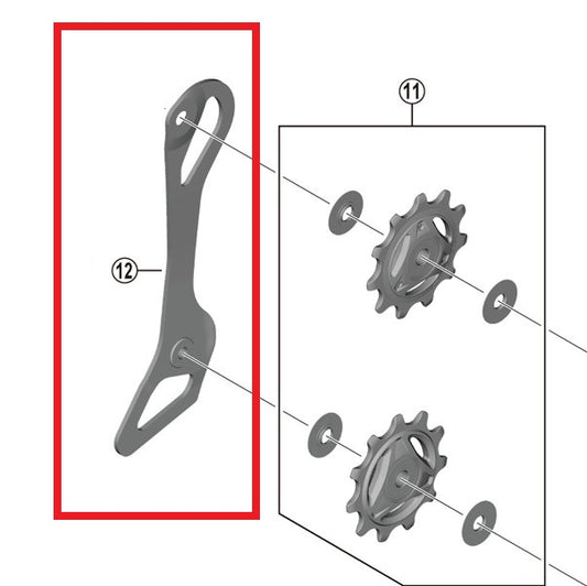 SHIMANO RD-R9250 invändig gaffel