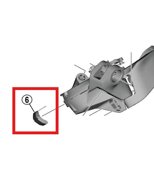 SHIMANO RD-R8150/7150/RX825 Skydd för laddningsport