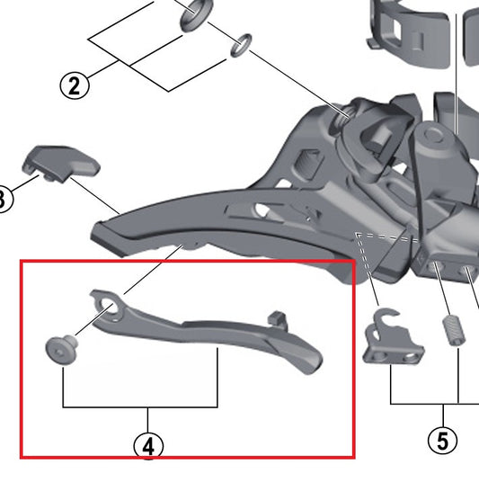 Platta Gaffelväxel SHIMANO FD-M9025/8025/8020