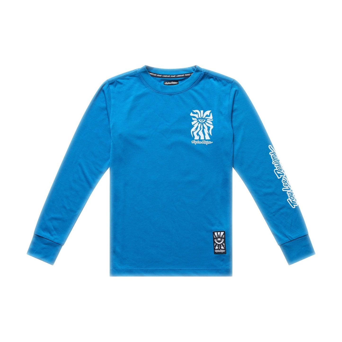 TROY LEE DESIGNS SKYLINE RIDE ONE EYE AERO Junior Långärmad Jersey Blå