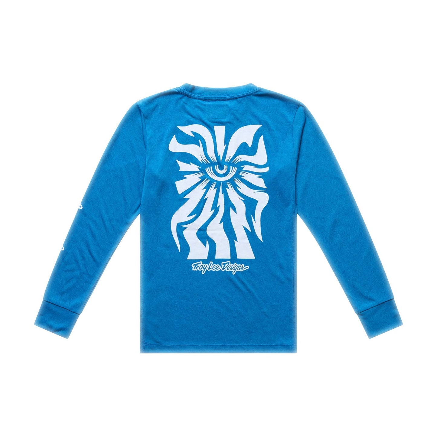 TROY LEE DESIGNS SKYLINE RIDE ONE EYE AERO Junior Långärmad Jersey Blå