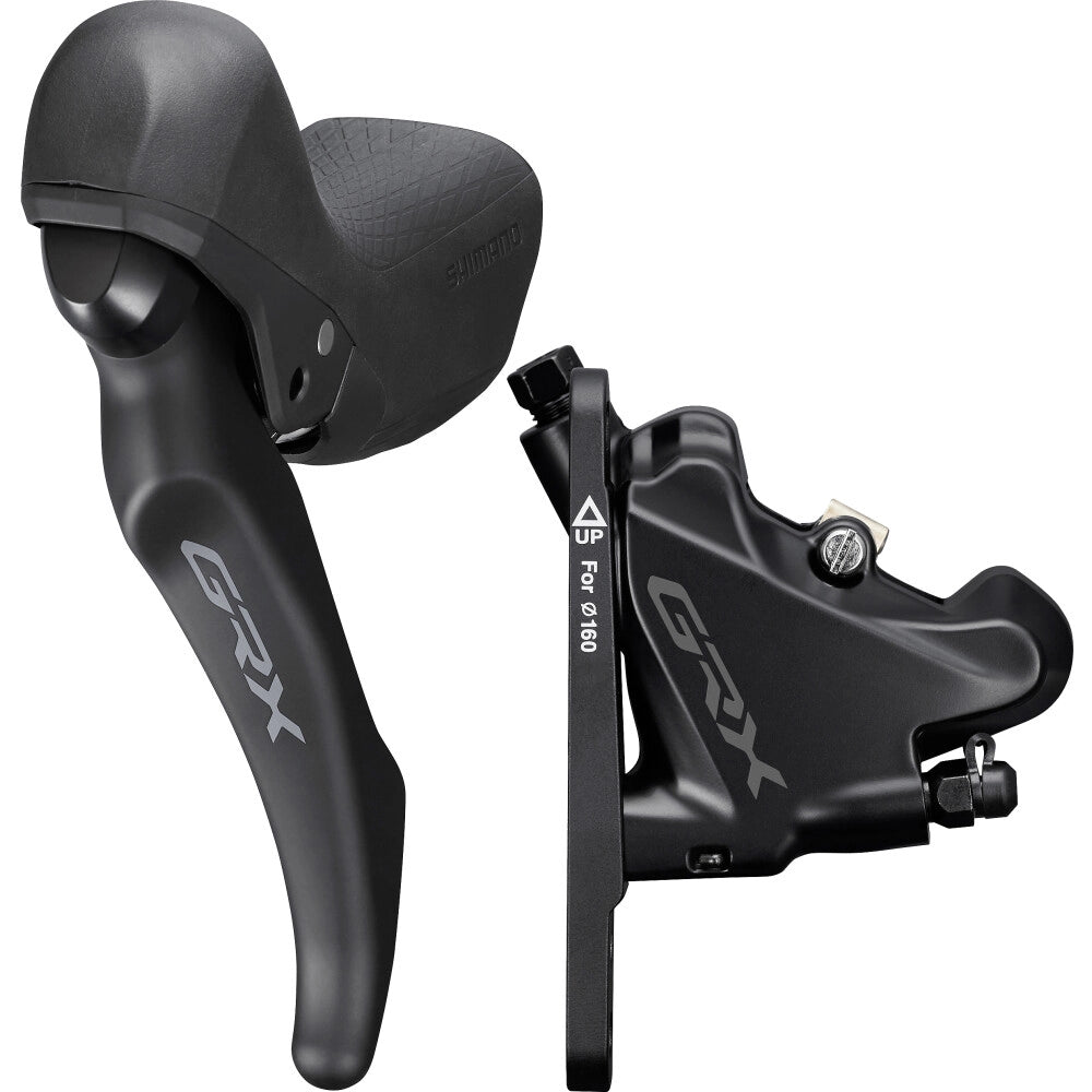 Vänster reglage och främre bromsok SHIMANO GRX BL-RX600-L + BR-RX400 1x11V Flat Mount