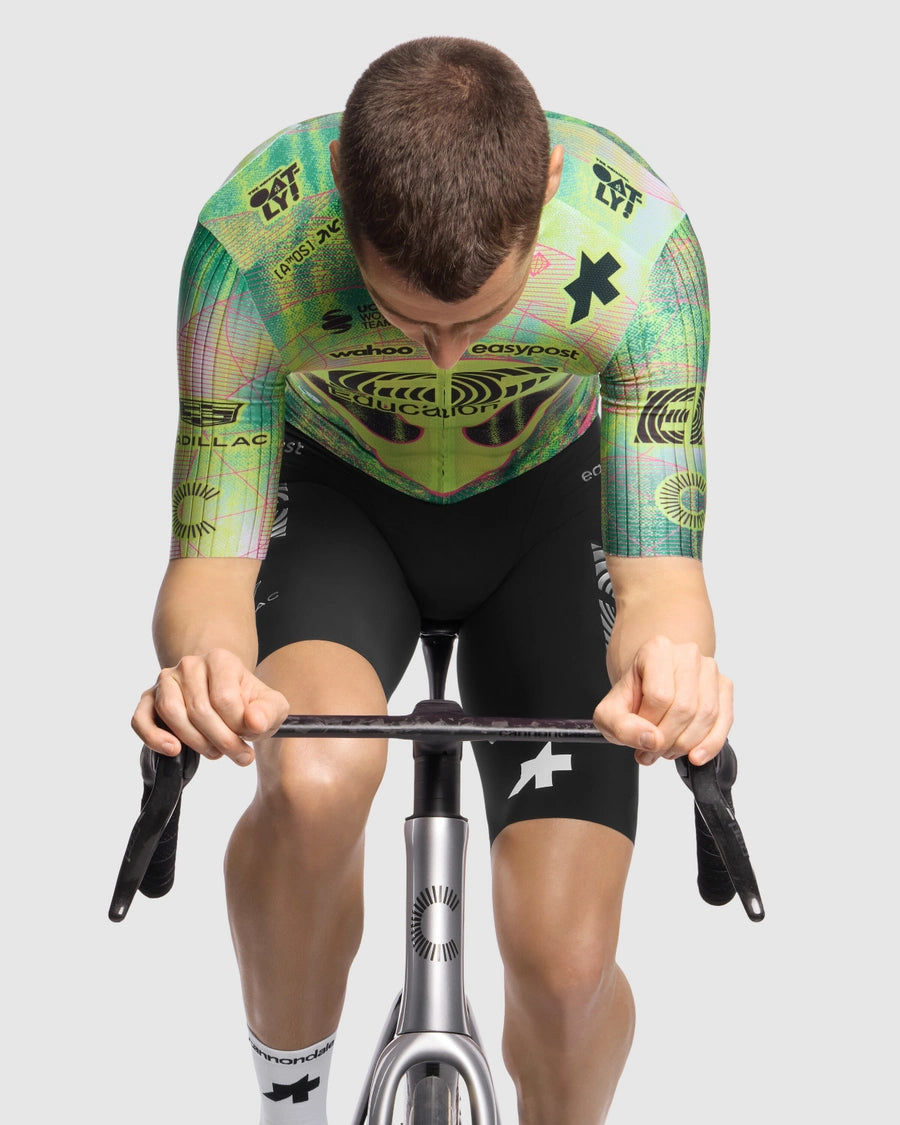 ASSOS RS EDUCATION FIRST GIRO Short Sleeve Jersey Black/Yellow