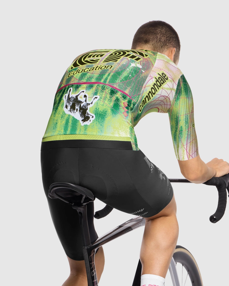 ASSOS RS EDUCATION FIRST GIRO Short Sleeve Jersey Black/Yellow