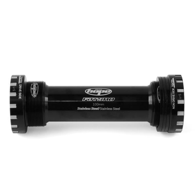 HOPE 100 mm Fat Bike 24 mm axle crankcase #BBSSFATN Black