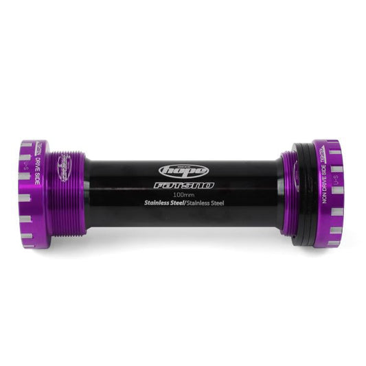 HOPE 100 mm Fat Bike 24 mm axel vevhus #BBSSFATPU Lila