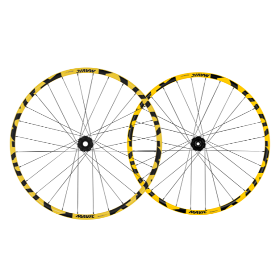 Par MAVIC DEEMAX DH YLW MULLET-hjul 20x110mm - 12x157mm