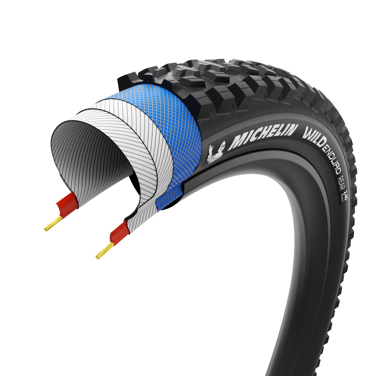 MICHELIN WILD ENDURO REAR Performance Line 29x2.40 Tubeless Ready Soft Black tire